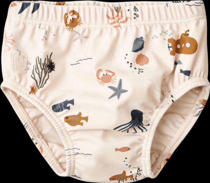 Liewood Anthony Baby Printed Swim Pants - Sea Creature / Sandy (56, 62, 68, 74, 80, 86, 92)