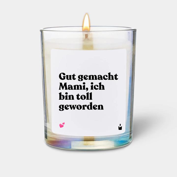 Chatty Candles Duftkerze Flowery Gut gemacht Mami, ich bin toll geworden