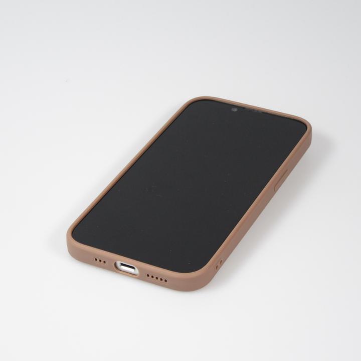 Produktbild PhoneLook Hülle Silikon matt Herzdesign gold (Apple iPhone 16 Plus)