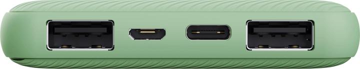 Produktbild Trust POWER BANK USB 10000MAH/PRIMO GREEN 25029 (10000 mAh, 15 W, 15 Wh)