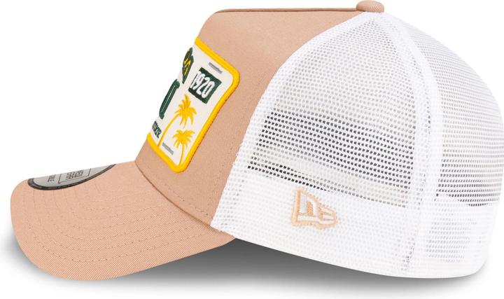 Produktbild New Era Adjustable A-Frame Trucker Cap - FLORIDA MIAMI beige
