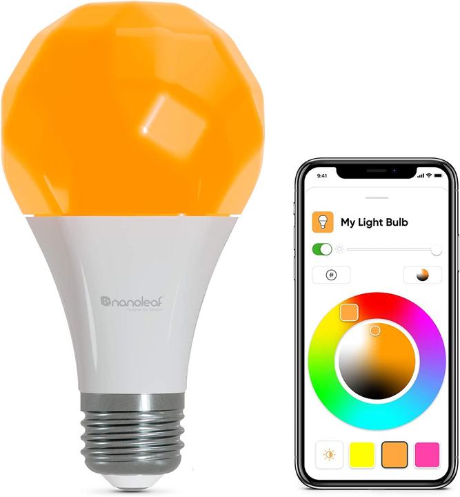 Actual product image Nanoleaf Matter Smart Bulb (E27, 8.50 W, 806 lm, 1 x, F)