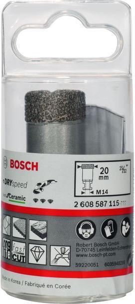 Produktbild Bosch Professional Zubehör PRO Core Cutter dry, 20 x 35 x 22,23 mm (20 mm)