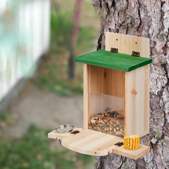 Produktbild Relaxdays Eichhörnchenfutterhaus