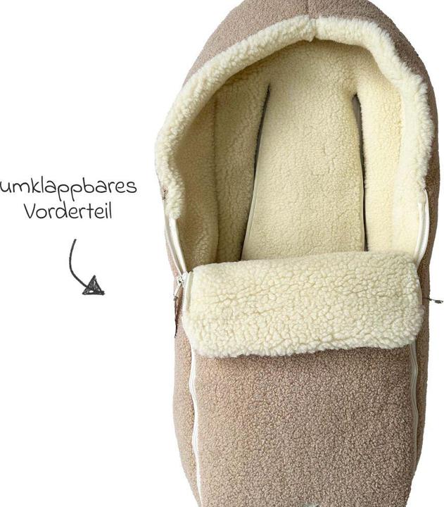 Actual product image Kaiser Fusssäcke für Babyschalen & Babywannen Schurwolle-Fusssack Hukky für Babyschalen