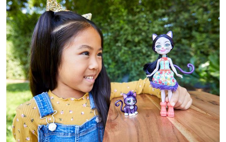 Image du produit Enchantimals Ciesta Chat et Climber - Mini-poupée - 4 ans et +