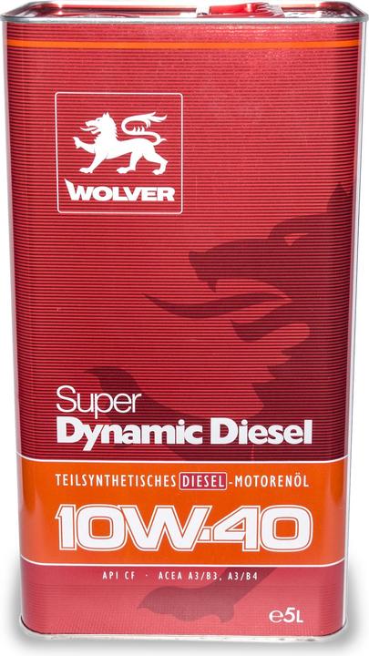 Actual product image Wolver ENGINE OIL DYNAMICDIESEL 10W-40 5L
