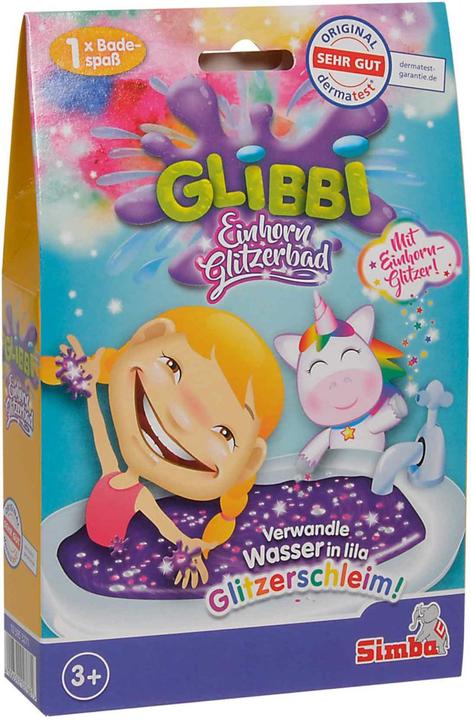 Actual product image Simba Glibbi Unicorn Glitter Bath