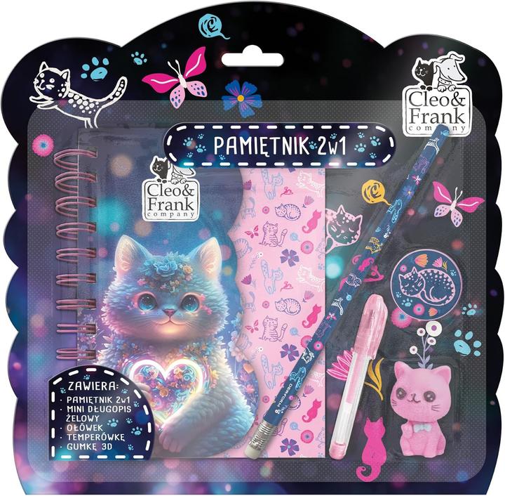 Produktbild Goldkids 16-teiliges Schulranzen-Set Katze Motiv