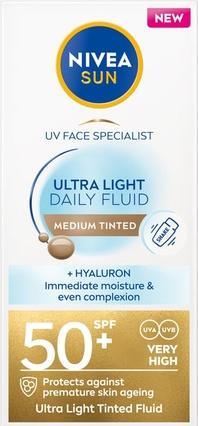 NIVEA Daily Fluid Medium Tinted SPF 50+ (SPF 50+, 40 ml)