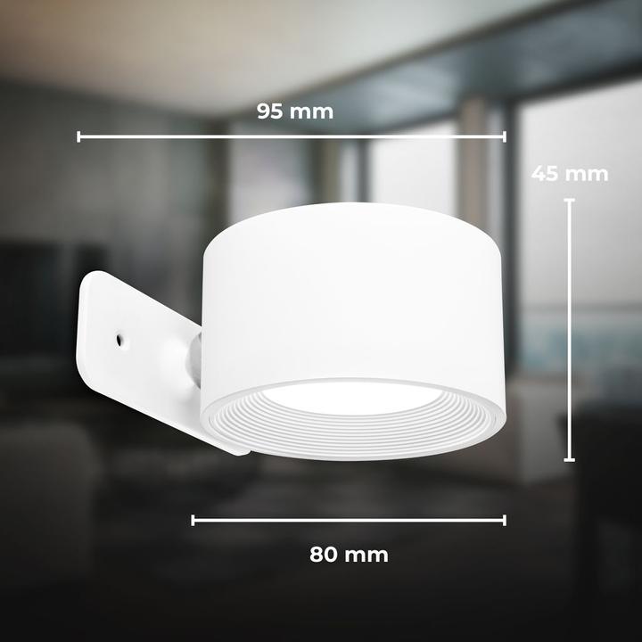 Produktbild B.K.Licht Magnetische Akku LED Wandleuchte (150 lm)
