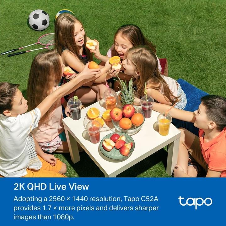 Immagine prodotto TP-Link Telecamera di sorveglianza a 360° con riconoscimento AI
