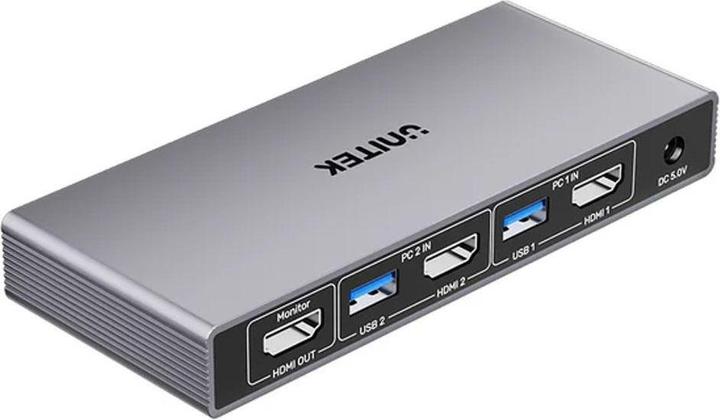 Actual product image Unitek 4K@60Hz USB 3.0 HDMI KVM-Schalter