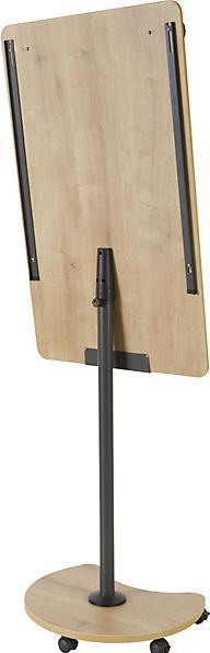 Actual product image Rocada NATURAL flip-chart, mobile, HxWxD 2000 x 690 x 620 mm, frame with wood finish