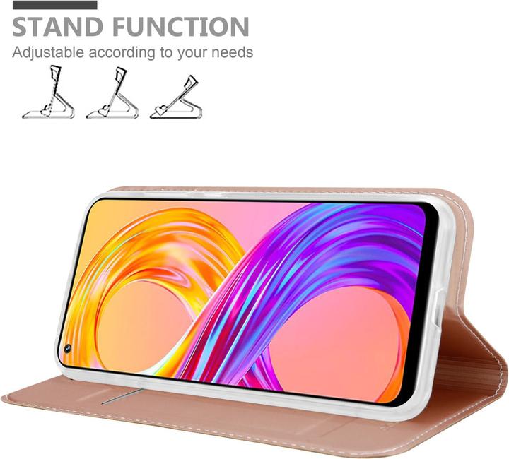 Produktbild Cadorabo Classy Book Hülle für Realme 8 4G / 8 PRO (Realme 8 Pro, realme 8)