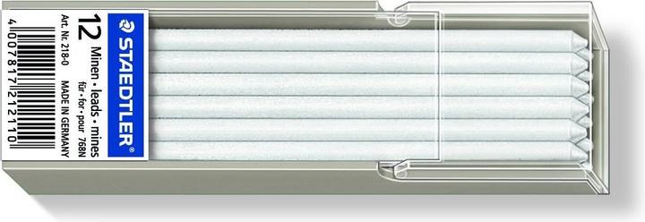 Produktbild Staedtler Mine Lumocolor omnichrom 218 non-permanent (Gelmine, Weiss, 0.40 mm)