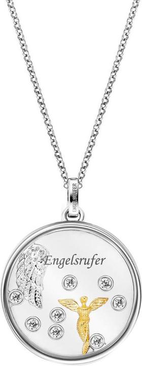 Produktbild Engelsrufer Silver necklace with gold angel and ERN-LENS-AN-BIG zircons (925er Silber)