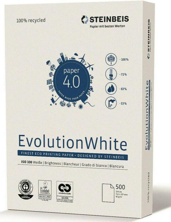 Immagine prodotto Steinbeis evoluzione A3 80gm2 (80 g/m², 500 x, A3)
