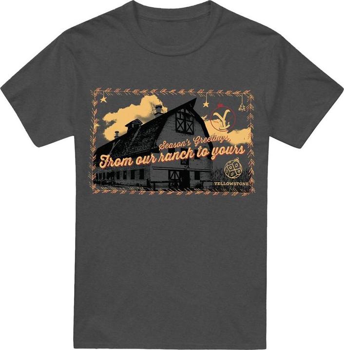 Produktbild Yellowstone Seasons Greetings From The TShirt weihnachtliches Design (M)