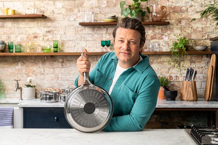 Produktbild Tefal Jamie Oliver Cook Smart Edelstahlpfanne (24 cm, Bratpfanne, Edelstahl)
