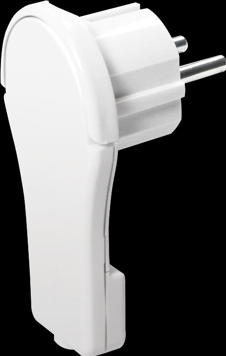 Actual product image LogiLink Flat angle plug white