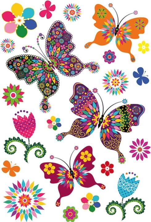 Actual product image HERMA Stickers butterflies