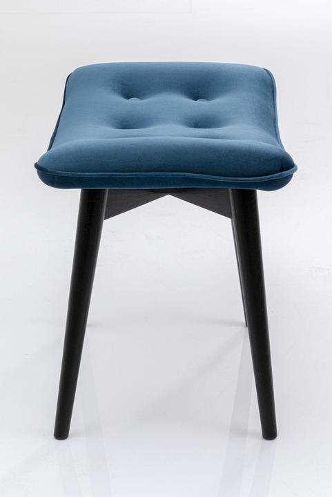 Image du produit Kare Design Tabouret Black Vicky Velvet Petrol 46x59cm (59 cm)