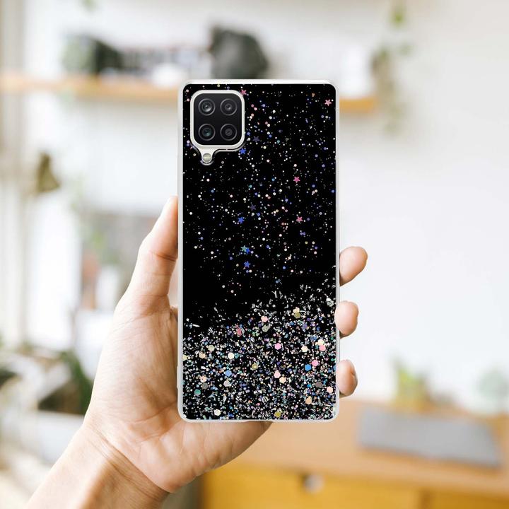 Produktbild Cadorabo TPU Cover funkelnder Glitter (Samsung Galaxy A12, Samsung Galaxy M12)