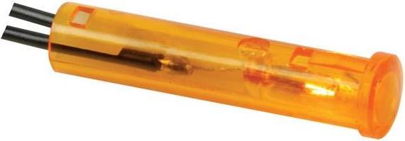 Immagine prodotto Velleman LAMPADA DI CONTROLLO - TONDA - GIALLA/ARANCIONE - 220 V - 7 mm