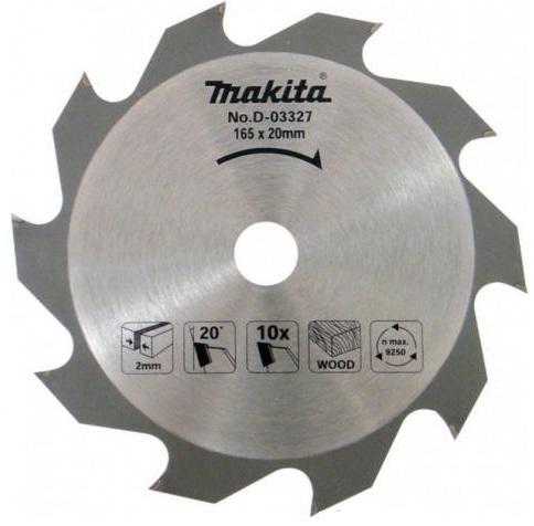Produktbild Makita Sägeblatt HM 165X20 mm 10 Zähne