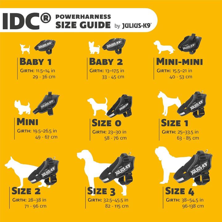 Produktbild Julius-K9 K9 Idc Powergeschirr Gr 1 Bla (L, Hund, Allgemein)
