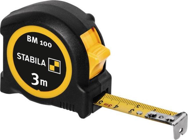 Produktbild Stabila Taschenbandmass BM 100, metrische Skala (M)