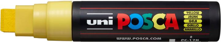 Actual product image Posca Marker PC-17K rectangular tip (Yellow, 15 mm, 1 x)