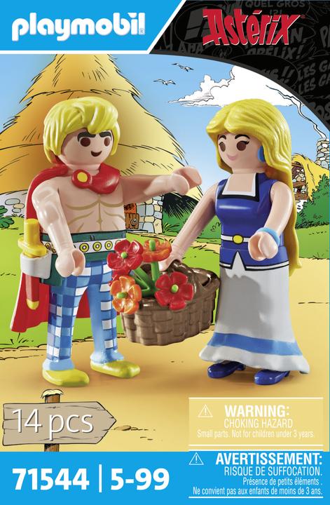 Actual product image Playmobil Asterix: Tragicomix and Falbala (71544, Playmobil Asterix)