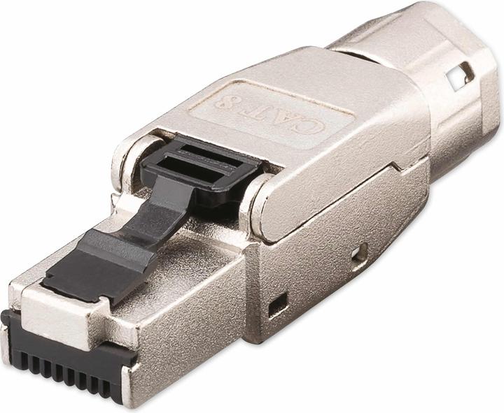 Produktbild Goobay CAT 8.1 STP-geschirmter RJ45-Stecker für die Feldmontage (Netzwerkkabel Stecker)