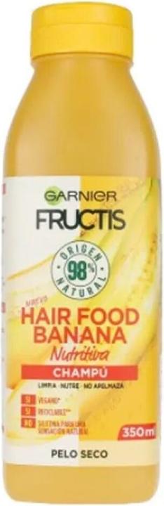 Image du produit Garnier Shampooing nourrissant à la banane Fructis Hair Food 350 ml (350 ml, Shampoing liquide)