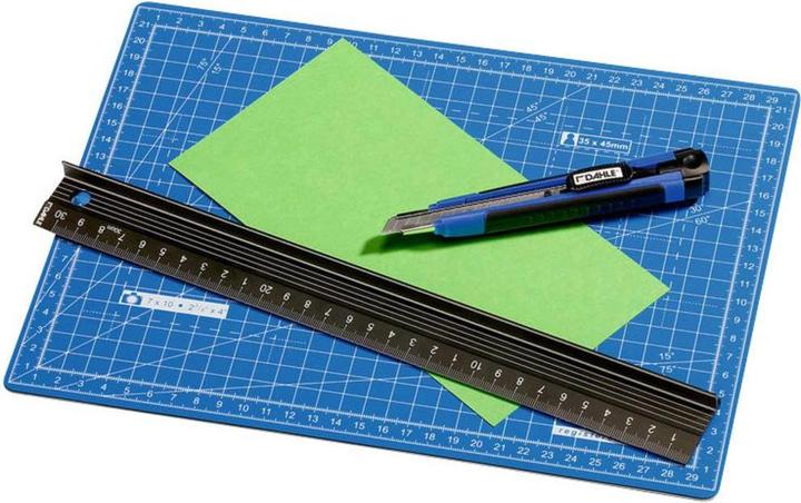 Produktbild Novus 10690 - Schneidematte 22 x 30cm blau (22 x 30 cm)