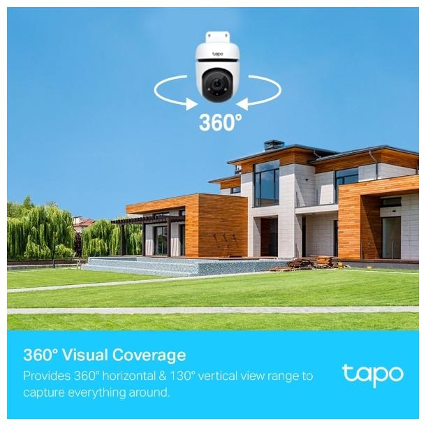 Image du produit TP-Link Tapo C510W Caméra d'extérieur 3MP 360° MicroSD (2304 x 1296 Pixels)