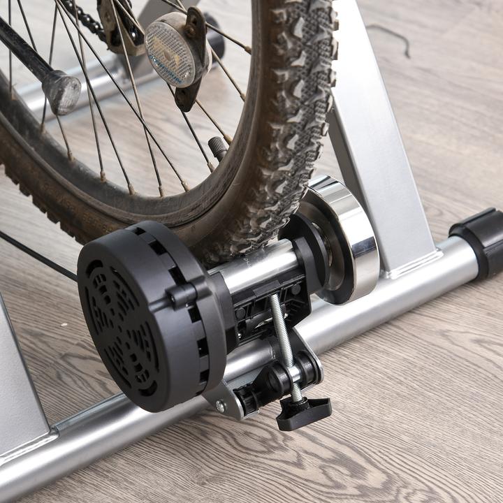 Produktbild Homcom Rollentrainer Stahl Silber