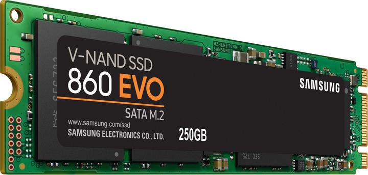 Actual product image Samsung 860 Evo (250 GB, M.2 2280)