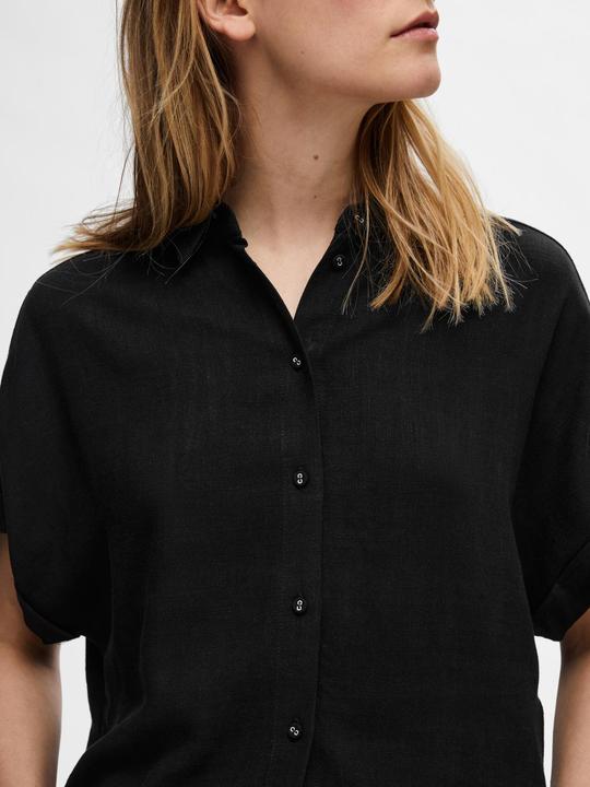 Actual product image Selected Femme Cropped short sleeve shirt (40)
