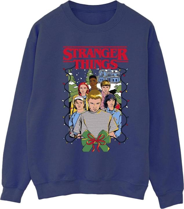 Produktbild Netflix Stranger Things Christmas Poster Sweatshirt (M)