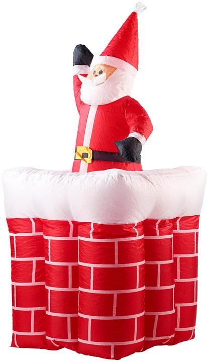Actual product image Infactory Inflatable XXL Santa Claus with chimney