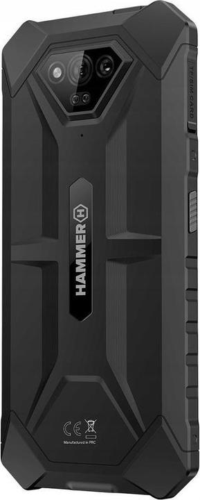 Actual product image Myphone Hammer Iron V LTE 6/64GB czarny (64 GB, Black, 6.50", Dual SIM, 50 Mpx)