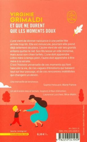 Image du produit Et que ne durent que les moments doux (Français, Virginie Grimaldi, 2021)