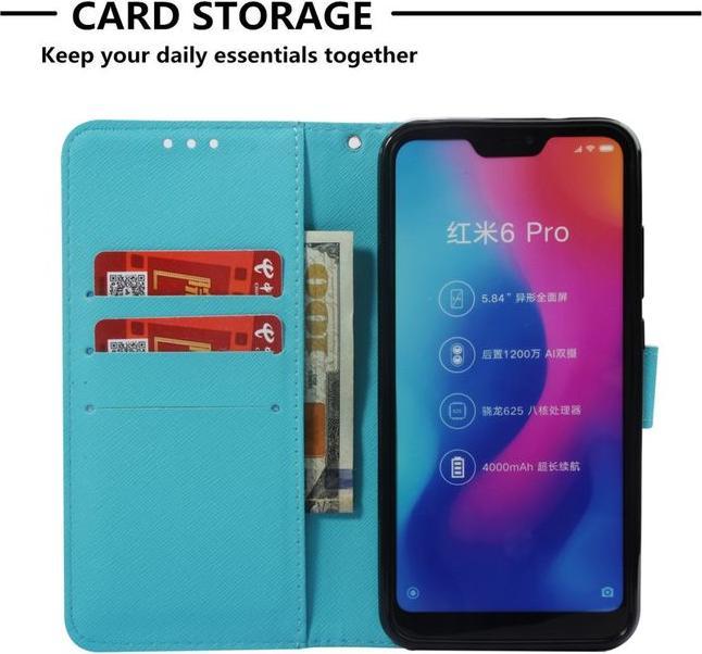 Actual product image MU Style Leather cover with subject (Xiaomi Mi A2 Lite?)