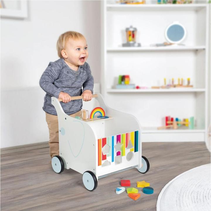 Actual product image small foot Baby walker toy box elephant