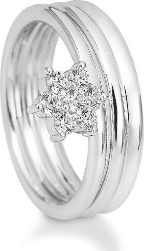 Image du produit Breuning BAGUE - BILLETTE. 0,29 Ct. H/si (62, Or 585/14 K)