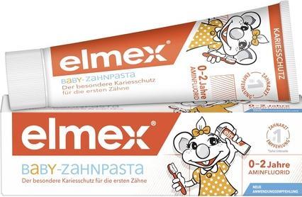 Image du produit Elmex Dentifrice pour bébés 0-2 ans 50ml Protection spéciale contre les caries (50 ml)