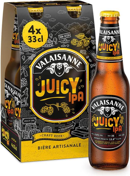 Immagine prodotto Valaisanne Juicy IPA EW 4x33cl (4 x 33 cl)